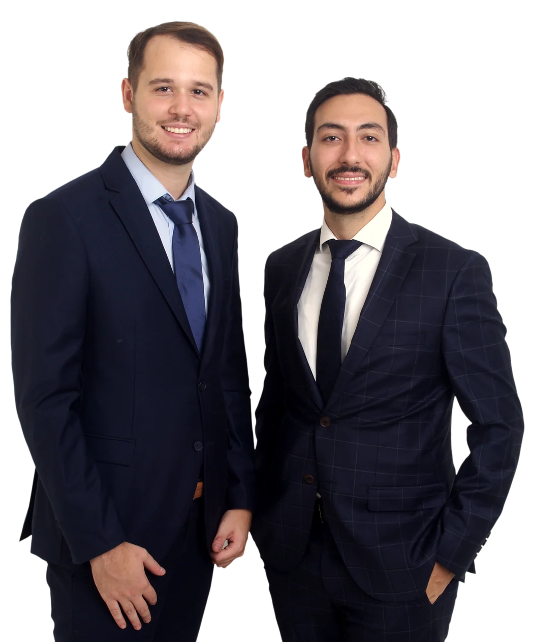 Mikhael Amsellem, à gauche, et Nathanaël Bouskila, à droite